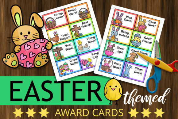 Download Easter Themed Award Card Printables - Printable Collection
