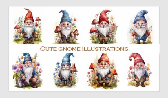 Download Cute Gnome Illustration - Cute gnome illustration Collection