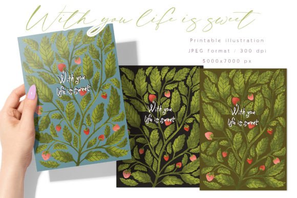 Download Life is Sweet Greeting Card Printable - Printable Collection