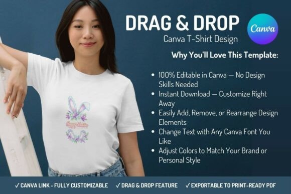 Download Canva T-Shirt Design Template - Easter - Premium Resources