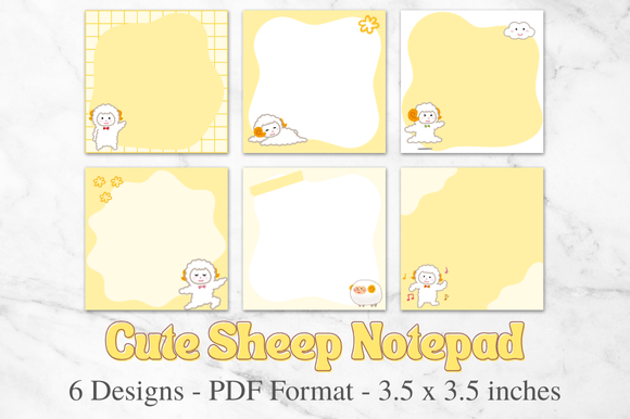Download Notepad Printable Pages Sheep Stationery - Printable Collection