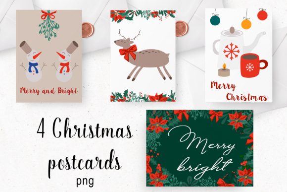 Download Christmas Postcard Printable. - Printable Collection